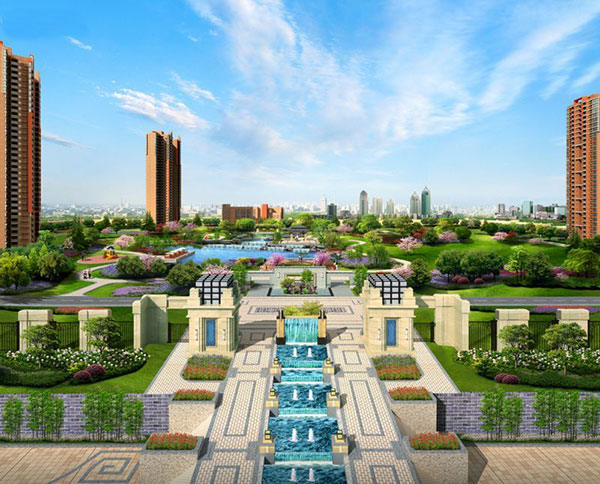 恒大书香门第实景图