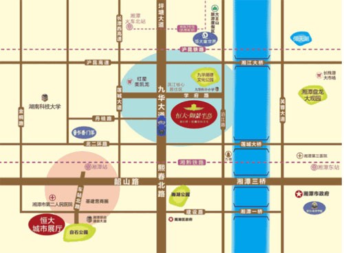 恒大御景半岛位置图