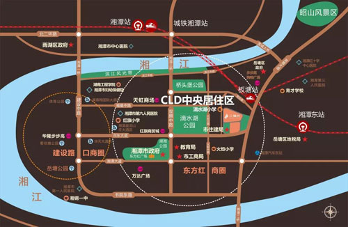 旭辉中南·樾府位置图