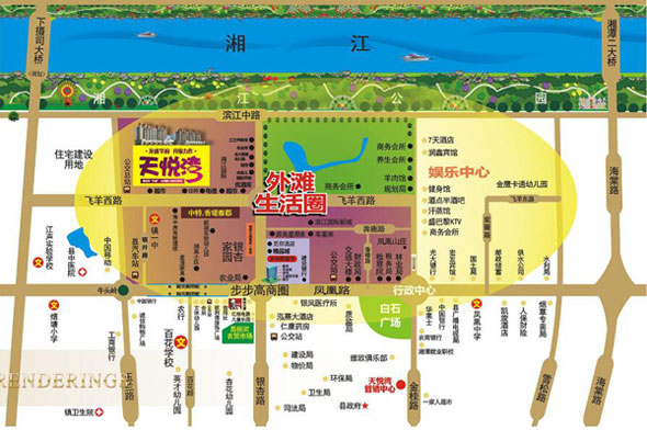 龙盛华府2期天悦湾位置图