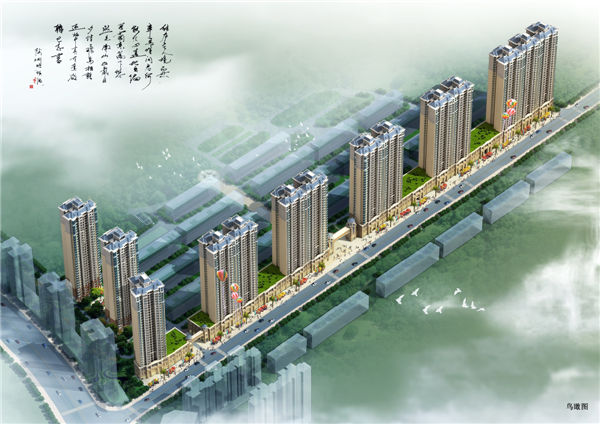 五江天骄鸟瞰图