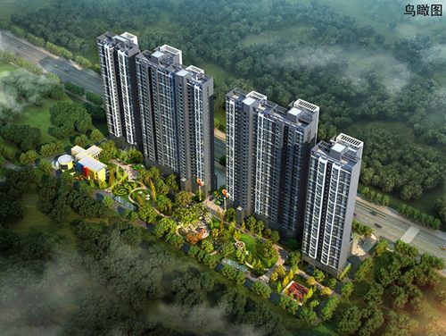 滨湖名苑鸟瞰图