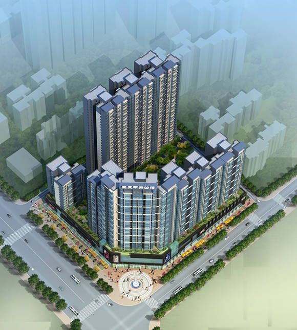 巨友·中央公馆鸟瞰图