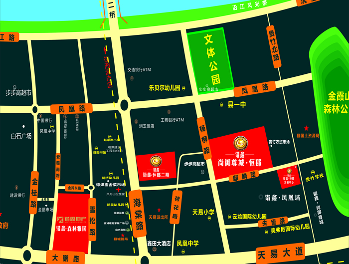 锴鑫恒郡二期位置图