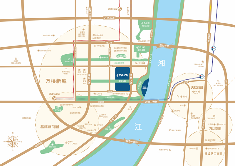 长房·万楼公馆位置图