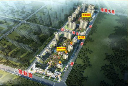 大汉龍雲臺鸟瞰图