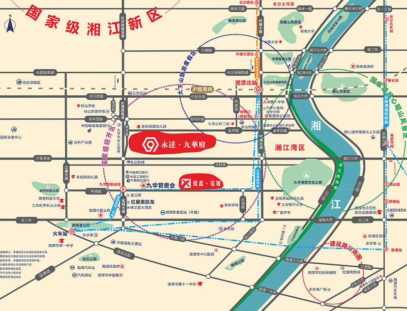 永达·九华府位置图