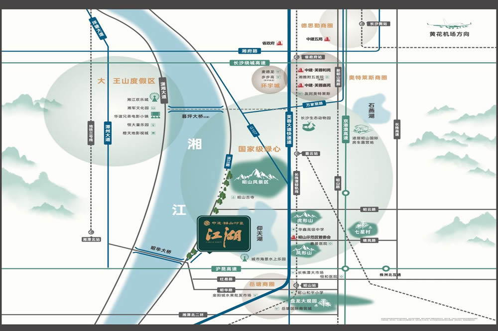 中建昭山印象|江湖位置图