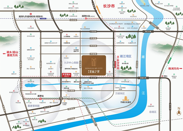 潭房·北宸之光位置图